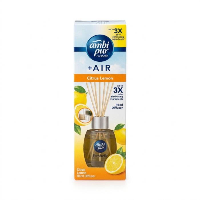 Ambi Pur Freshelle +AIR Citrus Lemon Reed Diffuser
