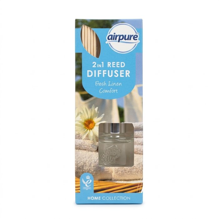 Airpure Home Collection 2in1 Reed Diffuser - Fresh Linen Comfort