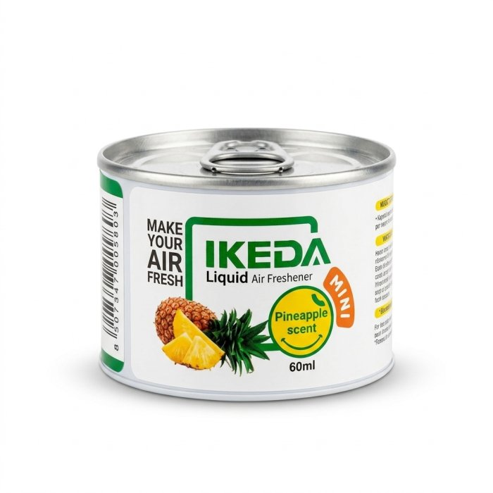 IKEDA Mini Liquid Air Freshener - Pineapple Scent (60ml)