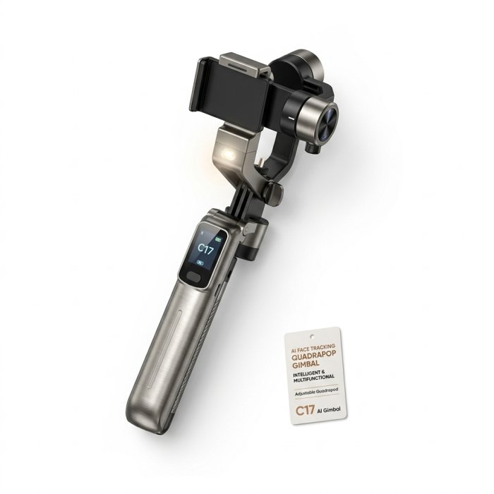 AI Face Tracking Quadrapod Gimbal