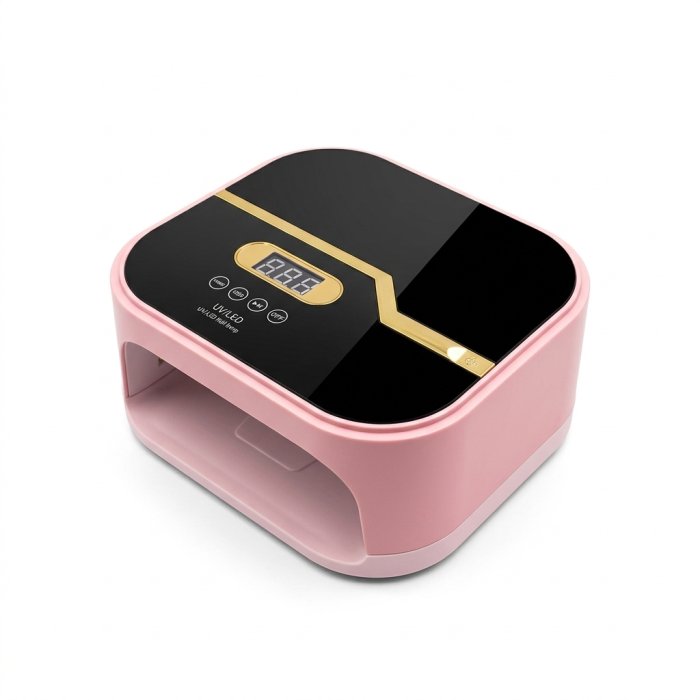 Pink UV/LED Nail Lamp with Digital Display