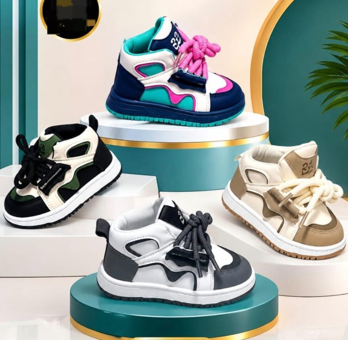 Children's High-Top Fashion Sneakers (Carton Offer)